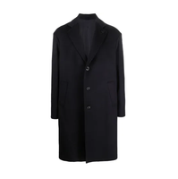 Vêtements d'hiver unisexes en laine longue, respirants, à prix avantageux, en gros, coupe-vent, à double boutonnage, à motifs écossais