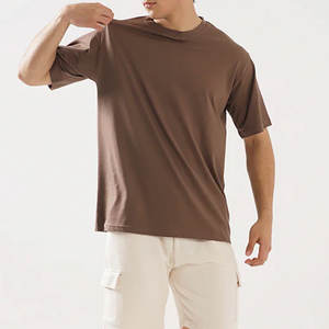 Camiseta Extra Grande de Corte Holgado para Hombre, 100% Algodón, con Impresión Digital, Ecológica, de Primera Calidad, Diseño Liso - Product Image 3