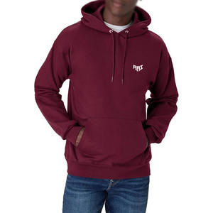 Sudadera con Capucha Color Granate para Hombre |   Sudadera cómoda con cremallera completa |   Sudadera con Capucha Casual y Elegante |   Sudaderas con Capucha de Algodón Suave con Estampado Personalizado - Product Image 1
