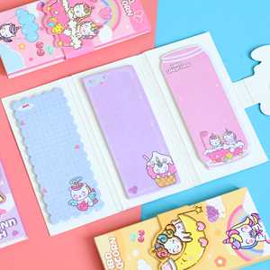 Bloc de Notas Adhesivas Triple con Diseño de Unicornio para Promociones - Product Image 2