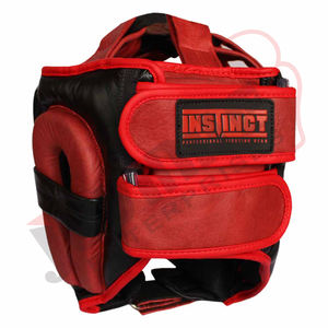 Casque de boxe réglable personnalisable en gros Entraînement professionnel Kick Boxing Protection du visage Protège-tête en cuir respirant - Product Image 6