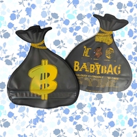 Sacs en Mylar personnalisés de 3,5 g pour emballage alimentaire, forme de boule de neige gélifiée, forme de fleur irrégulière spéciale, anti-odeur, forme de capsule de neige