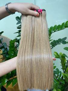 Vietnamien vierge Remy frontale Extension de cheveux haute qualité os droit tendance chaude été perruques 30 pouces étiré brut humain - Product Image 5