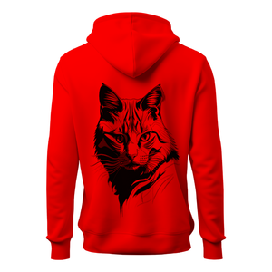 Sudadera con capucha de lana de algodón 100% Premium Unisex, estilo jersey, diseño bordado, patrón sólido, hombro caído, sudadera gráfica personalizada - Product Image 3