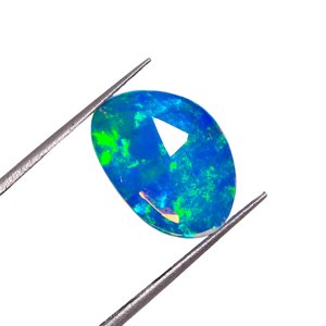 15-10-2mm <b>Fire</b> Ethiopian Opal Gemstone Rose Cut Slice Loose Gemstone Faceted Opal Cut Natural Water Opal Cabochon Trendy Jewelry - Product Image 3