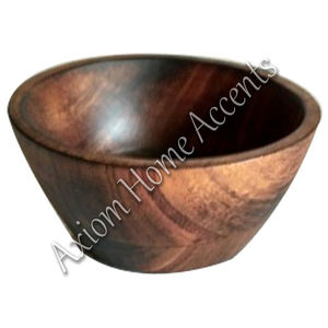 Axiom Home Accents Cuenco de decoración de madera Premium Acento de mesa único para una experiencia gastronómica fina para niños Comedor Comercial Comprador - Product Image 6