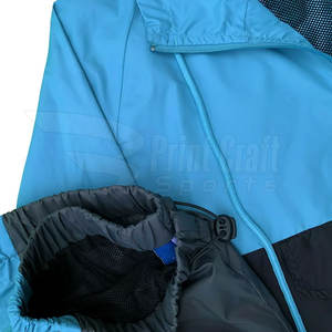 Heavy Duty Custom Made Windbreaker Hoodies Set Venta directa de fábrica Low MOQ Windbreaker Hoodies Set - Product Image 6