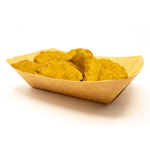 BP300696 Vassoi per Alimenti in Cartone Kraft Resistente al Grasso 150 x 100 x 35 mm - Confezione da 250 Pezzi - Product Image 3