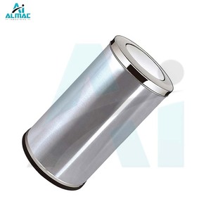 Dispensador de algodón Methot de acero inoxidable duradero ALMAC con tapa que ofrece instalaciones médicas de diseño reutilizables y resistentes al óxido - Product Image 4