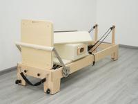 Reformer de Madera de Arce Blanco de Alta Resistencia, Comercial, con Diseño de Cuerpo Ajustable, Logotipo Personalizado, Correas de Cuero, Saludable y de la Mejor Calidad