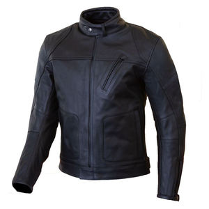 Veste de moto en cuir pleine fleur aniline de qualité supérieure, fabriquée sur mesure par le fabricant, pour motards urbains - Product Image 1