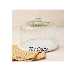 Bamboo Rattan Serving Tray With <b>Dome</b> Finest Quality Snacks Serving Tray With <b>Dome</b> For Event Tableware Use - Product Image 3