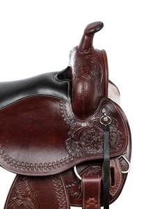 Selle Western en cuir de buffle de qualité supérieure pour les courses de barils et les tailles personnalisées - Product Image 5