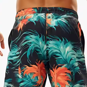 Short de bain 100% coton de qualité professionnelle pour hommes, motif solide, écologique, style décontracté, anti-rides, vente à chaud à bas prix - Product Image 6