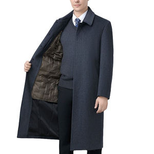 Men <b>Waterproof</b> Trench <b>Coat</b> <b>Long</b> Raincoat Outdoor Winter Jacket Wholesale - Product Image 2