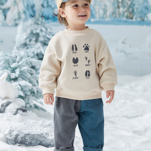 Sweat-shirt à col rond en coton pour bébé Vente en gros OEM Pull-over doux et respirant pour bébé Fabricant de vêtements pour tout-petits - Product Image 6