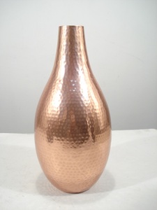 Vase bouteille en aluminium métallique pour intérieur et extérieur - Product Image 4