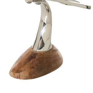 Modelo de Avión de Aleación de Aluminio Fundido a Escala 1:200 con Acabado Brillante, Base de Madera, Decoración de Mesa, Objeto Decorativo de Interior, Soporte OEM - Product Image 5