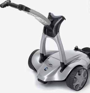 Chariot de golf électrique Stewarts X9 Follow avec télécommande, batterie au lithium, cadre en aluminium - Product Image 3