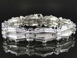Bracelet classique en argent S925 Moissanite pour hommes plaqué or bijoux de créateur glacés cadeau de luxe à la mode pour lui - Product Image 5