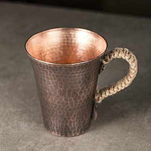 Dernier design, vente chaude, tasse à bière et à café en cuivre finition dorée, décorative pour la cuisine, compatible lave-vaisselle et micro-ondes, emballage cadeau - Product Image 3