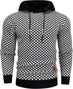 Ensemble sweat-shirt à capuche tricoté à manches longues pour hommes - Product Image 3