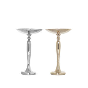 Bougeoir en T personnalisé en métal brillant plaqué or pour la décoration du salon Bougeoir fait main de luxe au design élégant - Product Image 3