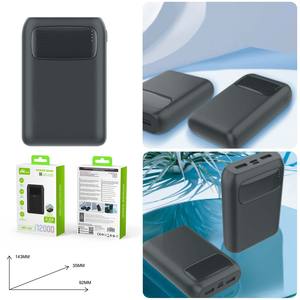 HOME HPK-043 portable Digitalome Powerbank 12000mah Chargement rapide de téléphone avec Type C et sortie 25w Affichage numérique LED - Product Image 5