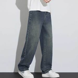 Man Jean Men 2025 Best Sale Men Jeans Pants for Sale <b>Denim</b> New High Quality Fashion Casual Ripped Blue Breathable OEM Service - Product Image 1
