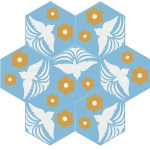 ไอเดียการออกแบบผนังสร้างสรรค์โดยใช้กระเบื้องซีเมนต์ภายนอกขนาด 190x190 มม. - Product Image 2