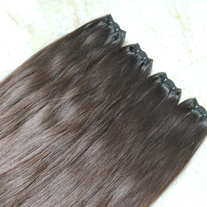 Proveedor de Cabello Virgen |   Extensiones de Cabello Humano Indio Remy de Lujo 100% Alineadas con la Cutícula, Mechones Individuales |   Cabello Natural Suave y Brillante Tipo Temple - Product Image 6