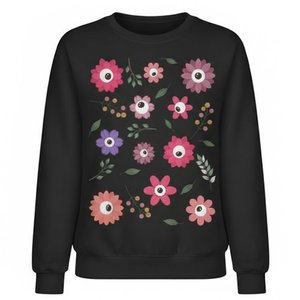 เสื้อสเวตเชิ้ตผู้หญิงสีดำพิมพ์โลโก้ตามสั่ง ขายดี มีซับใน ใส่ได้ทั้งฤดูหนาวและฤดูร้อน ระบายอากาศได้ดี สไตล์ไฮสตรีท - Product Image 1