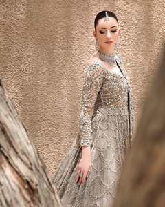 Fabricante personalizado mujer tradicional afgano elegante seda Salwar Kameez tradicional afgano étnico prenda 539 piezas para - Product Image 4