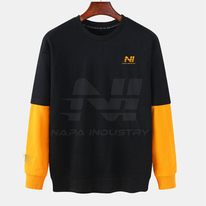 เสื้อสเวตเชิ้ตผู้ชายคุณภาพสูงสำหรับฤดูหนาว แบบเรียบง่าย สวมใส่สบาย กันลม เหมาะสำหรับกิจกรรมกลางแจ้ง ปรับแต่งได้ ผลิตจากผ้าฝ้าย/โพลีเอสเตอร์ 300 กรัม - Product Image 1