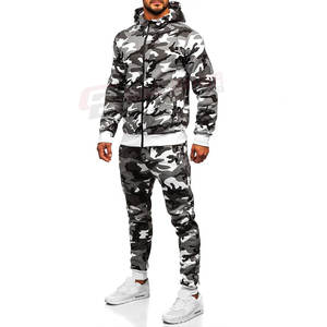 Conjunto de chándal de dos piezas para hombre con ajuste clásico y chaqueta con cremallera en contraste chándal para hombre - Product Image 3