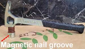 ค้อนตีตะปูแบบดูดซับแรงกระแทกขนาด 16 ออนซ์ - เกรดอุตสาหกรรม ด้ามจับเคลือบสังกะสีแบบมีพื้นผิว สำหรับงาน DIY - Product Image 4