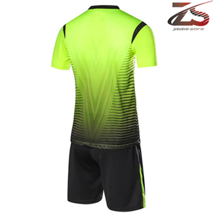 Maillot de football à manches courtes uniforme de football respirant personnalisé fabriqué au Pakistan - Product Image 4