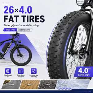 Vélo électrique LUDIE EBIKE à pneus larges de 26 pouces - Product Image 6