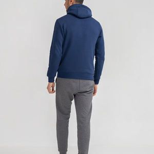 Vente en gros Nouveau design Sweat à capuche uni en coton pour homme Coupe classique Poids lourd Impression personnalisée Streetwear Sweat à capuche pour homme - Product Image 3