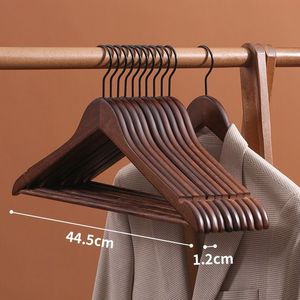Modern Factory Retro Solid Wood Clothes Hanger for Wardrobe Bathroom Living Room-for Hotels and Supermarkets - Product Image 1
