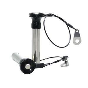 Pasador de localización de acero inoxidable 18-8 AISI304 AISI316 ANSI304 ANSI316 INOX con anillo y bloqueo de bola de liberación rápida - Product Image 1