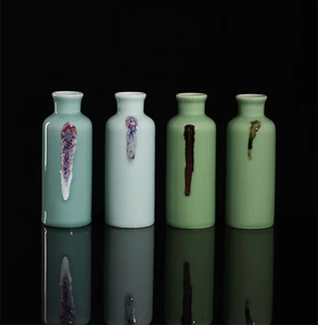 Jarrones de Cerámica Hechos a Mano para Decoración de Interiores y Bodas - Diseño Moderno, Calidad de Lujo, Boca Ancha, Base Antideslizante - Product Image 3