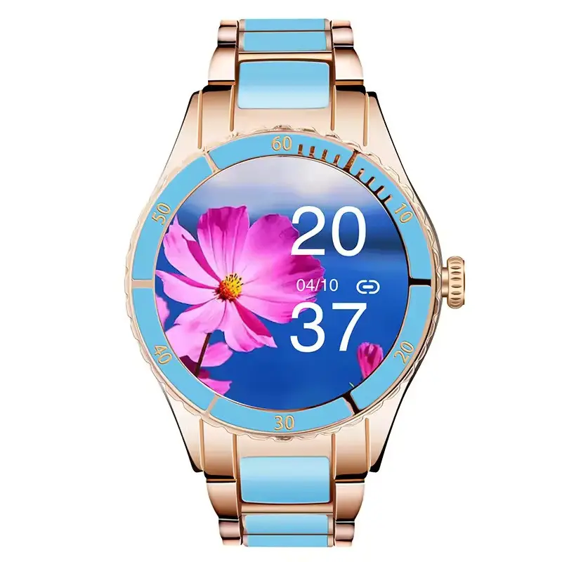 2024 AMOLED smartwatch 1.43 pouces rond HD plein écran tactile ip68 étanche mode luxe dames smartwatch