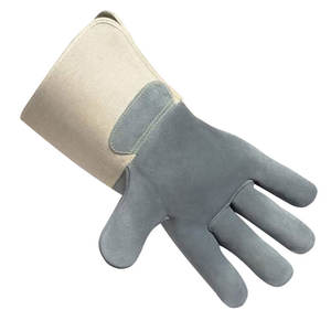 Gants de travail en cuir de vachette fendu industriels, gants de protection durables pour hommes et femmes pour les travaux en extérieur et en atelier - Product Image 5