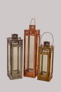 Vendedor al por mayor de farol de metal con mango colgante multicolor y farol de metal de tamaño personalizado para la venta - Product Image 2