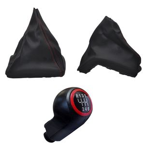 เบรกมือ-กระปุกเกียร์บูตและหัวเกียร์สำหรับ Opel Astra H (6)-สีแดง - Product Image 1
