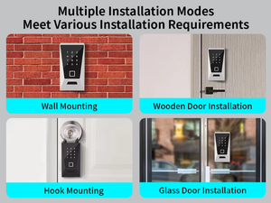 Boîte de verrouillage à clé intelligente portable et sûre à connexion directe Wifi avec 5 moyens de déverrouillage pour hôtel de bureau à domicile - Product Image 6