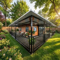Maison extensible moderne 10x20 et mini-maison avec une pièce et une salle de bain pour maisons préfabriquées modernes au Guatemala