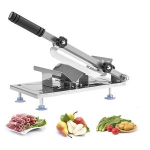 120 lames commerciales d'acier inoxydable de machine de coupeur de viande congelée opération automatique/semi-automatique/manuelle - Product Image 5