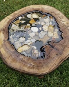 เฟอร์นิเจอร์ไม้หรูหราทำจากเรซินและไม้ทำจากไม้วอลนัทแท้ทนทานสำหรับห้องครัวร้านอาหารห้องครัวทานอาหาร - Product Image 5